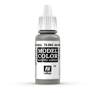 Vallejo Model Colour - Metallic Natural Steel 17 ml Old Formulation