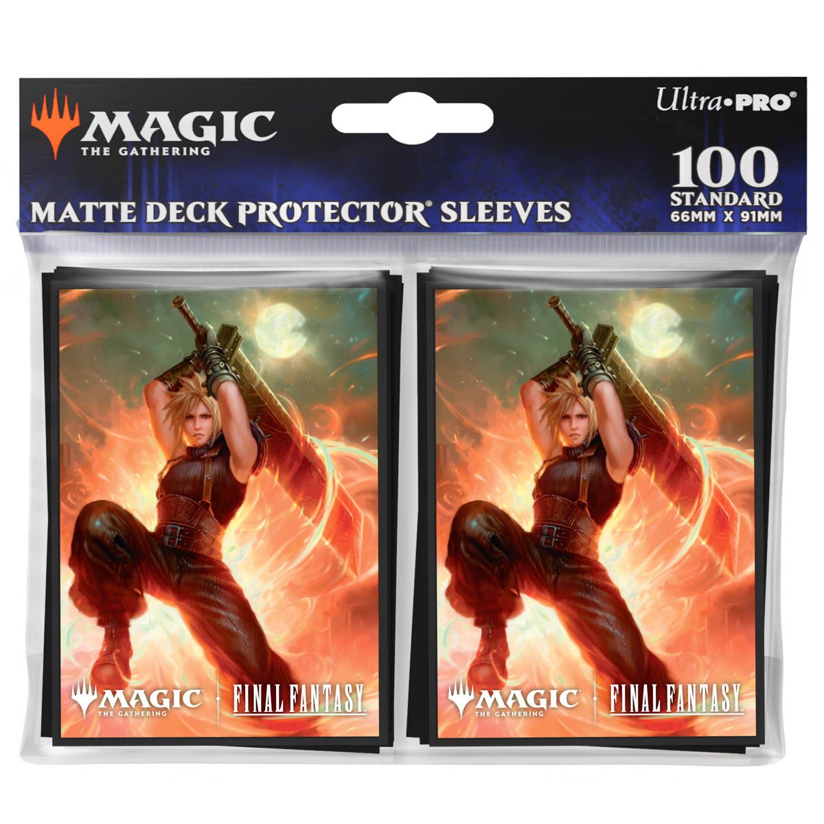 ファイナルファンタジーTCG Ultra Pro Deck Protector Sleeves Card Sleeves Ultra PRO Final Fantasy MTG Sleeves - Cloud Ex