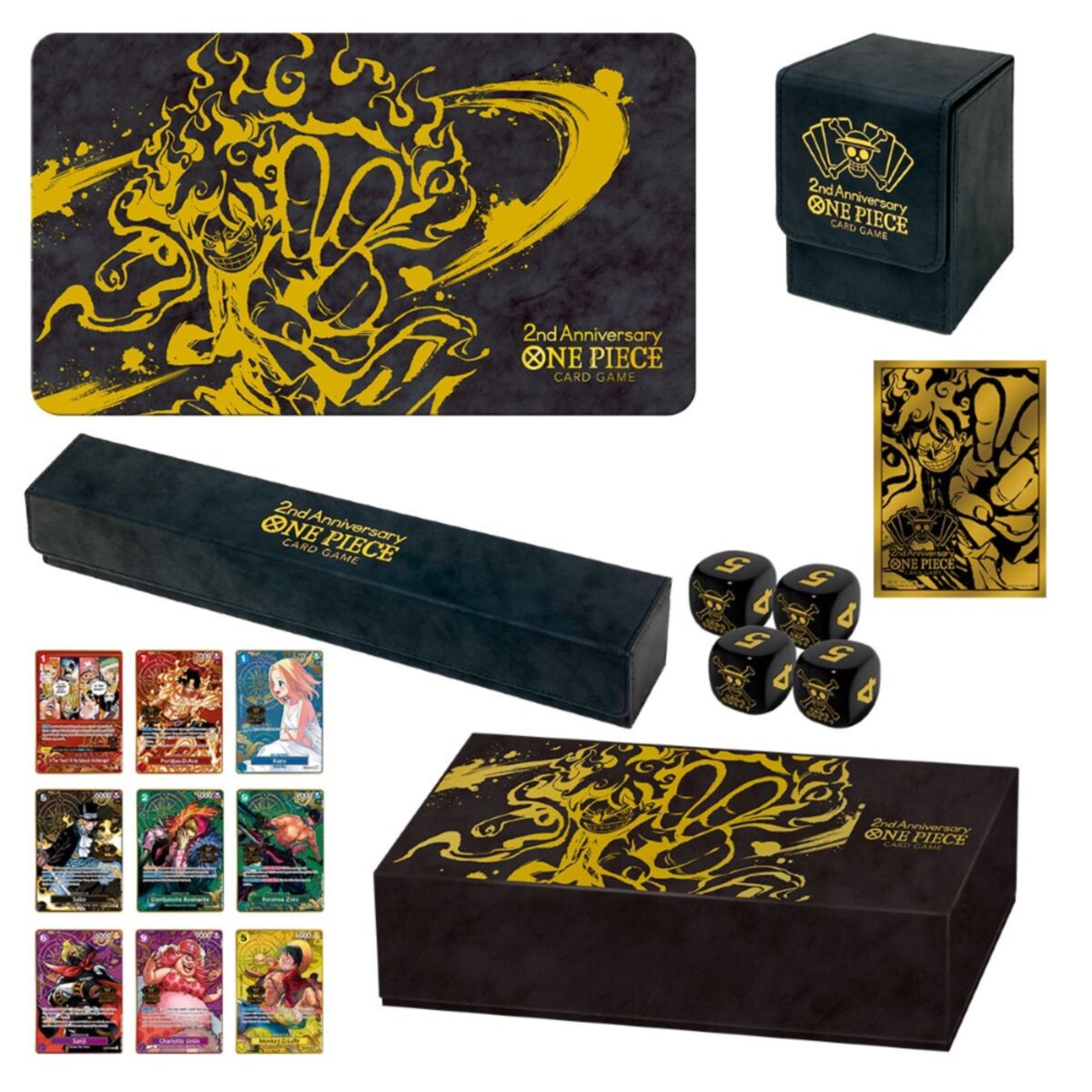One Piece Card Game: Japanese 2nd Anniversary Set [::] Let's Play