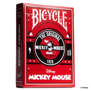 Bicycle Disney Classic Mickey (Red) Playing Cards Display (6) width=