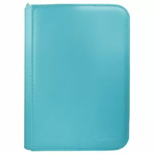 Ultra Pro: UP15896 Vivid 4-Pocket Zippered PRO-Binder: Light Blue