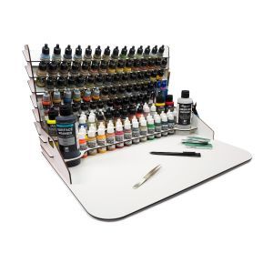 Vallejo - Paint Display and Work Station with Vertical Storage 50 x 37 cm
