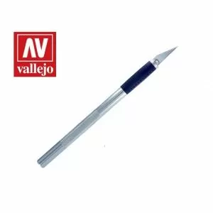 Vallejo Hobby Tools - Soft Grip Craft Knife no.1 with #11 Blade width=