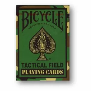 Bicycle Tactical Field Green Camo/Brown Camo Mix Playing Cards width=