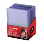 Ultra Pro: UP81222 3&quot; X 4&quot; Clear Regular Toploader 25ct